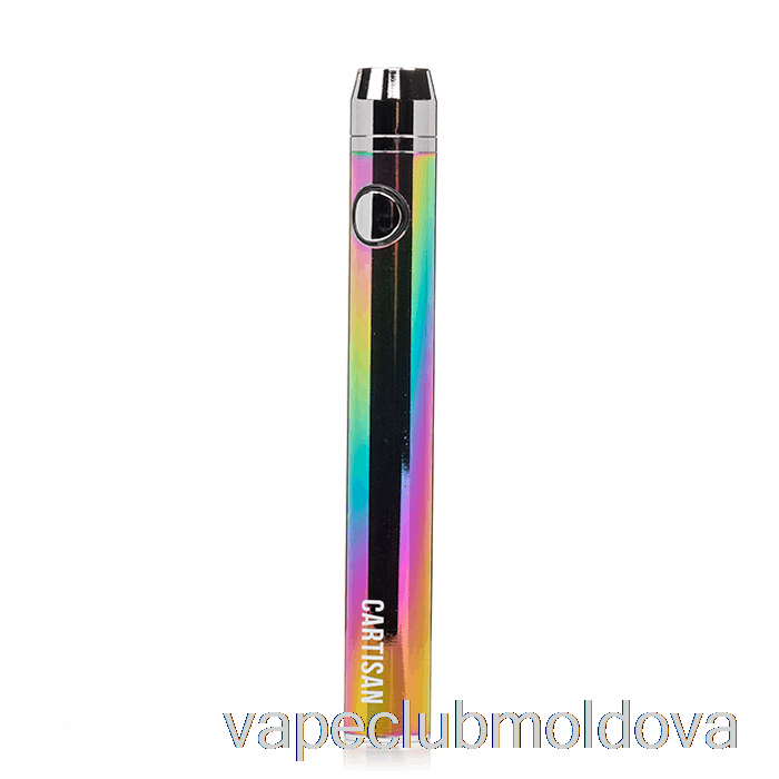 Kit Vape Pod Buton Cartisan Vv 900 510 Baterie Curcubeu
